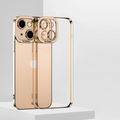 ALLY Fashion Series iPhone 13 6.1inç Kılıf Renkli Kenar Lazer Çerçeveli Silikon Kılıf