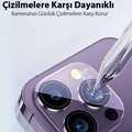 Baseus iPhone 15 Pro/15 Pro Max için Crystal Serisi HD Cam Kamera Koruyucu 2 Adet Set