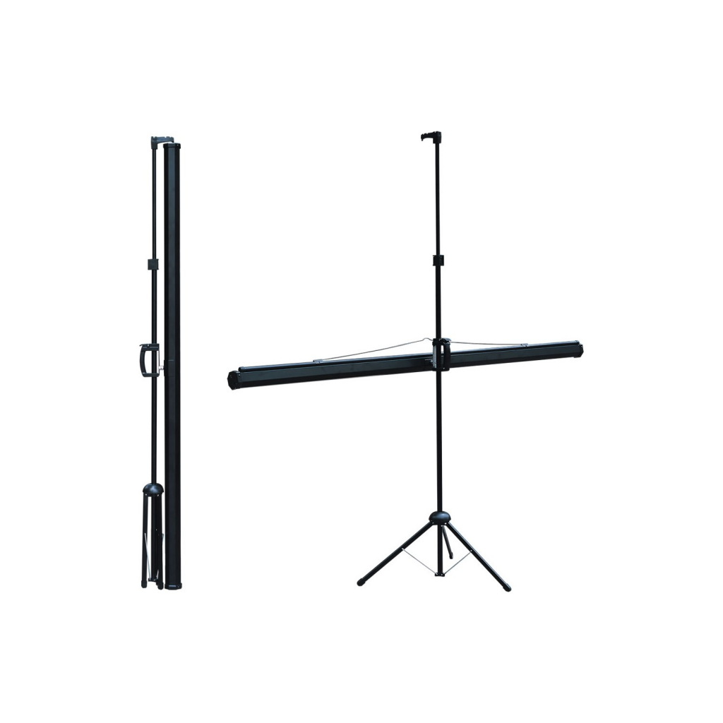 Codegen TX-20 TRIPOD PROJEKSİYON PERDESİ 200X200 (Arkası Siyah Fonlu - Taşınabilir Ayaklı Model)(1923)