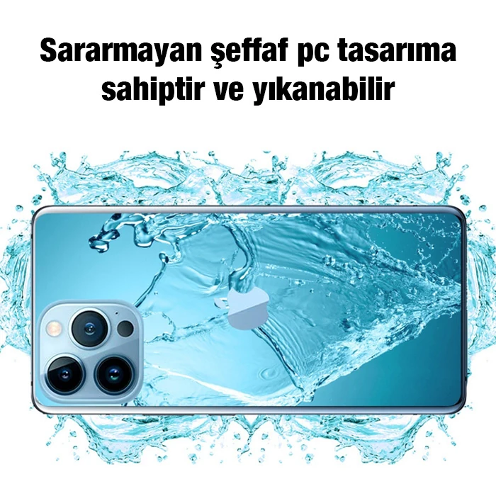 Ally iPhone 11 Pro Max 6.5inç Kılıf Kamera Korumalı Ultra İnce Şeffaf Silikon Kılıf