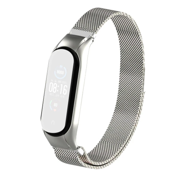 Xiaomi Mi Band 5 Metal Kayış Kordon Milano Loop