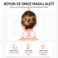EZERE NeckRelief Pro Ultrasonik Dalgalı Ve Isıtmalı Rahatlatıcı Boyun Masaj Aleti