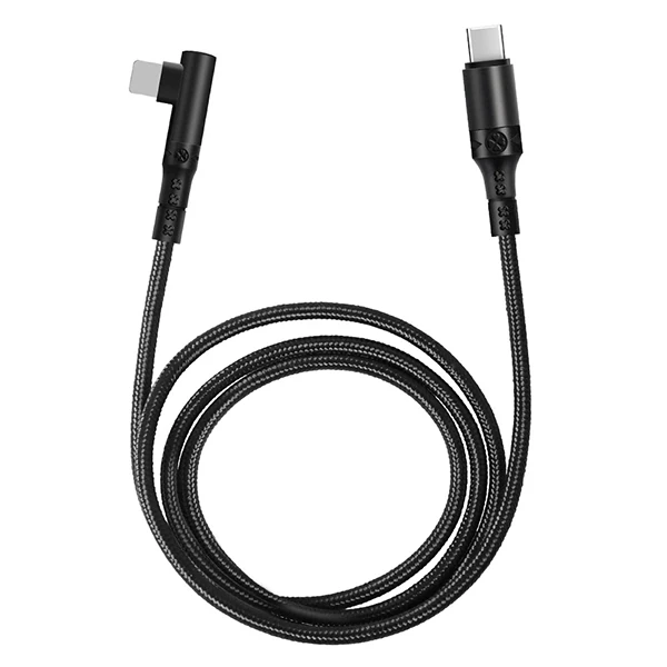 ALLY Type-C to İPhone 20w Lightning Hızlı Şarj Kablosu Oyuncu 90 Derece Kablo