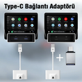 Ally Usb+Type-C Android Kablosuz Carplay Adaptör Çevirici - Youtube Netflix Tiktok Video Yansıtıcı