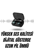 Ucuz Kaliteli Yeni Nesil 7 Kordonlu Akıllı Saat ve Kablosuz Bluetooth Kulaklık ANC Özelliği