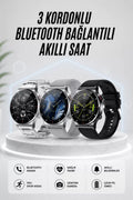 Akıllı Saat Amoled Ekran Bluetooth Bağlantılı Sesli Görüşme Nabız Ölçer