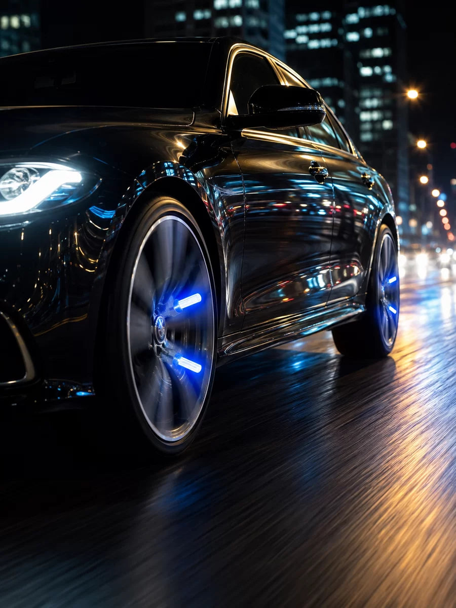 4 Adet LED Lastik Sibop Işığı Otomobil İçin Hareket Sensörlü
