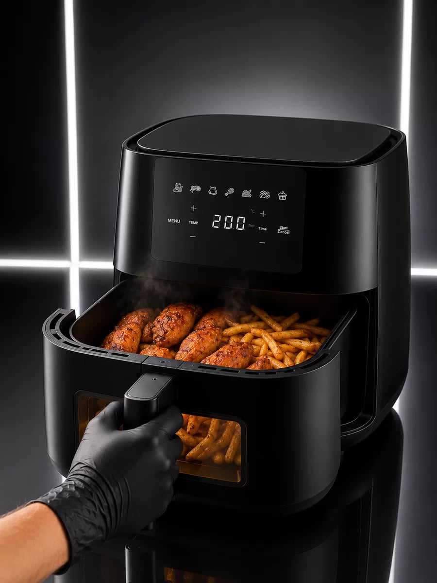 Yağsız Yemek Pişirme İçin Dijital Air Fryer Fritöz