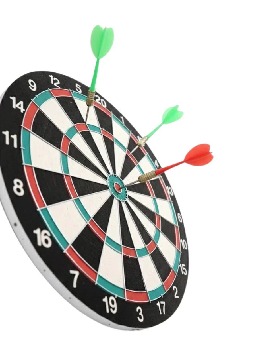 Evde Ofiste ve Oyun Alanlarında Kullanıma Uygun Sağlam Ahşap Gövdeli Dart Tahtası