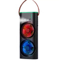 RGB Işıklı Spreyli Masa Fanı Çift Motorlu Güçlü Üflemeli Taşınabilir Fan