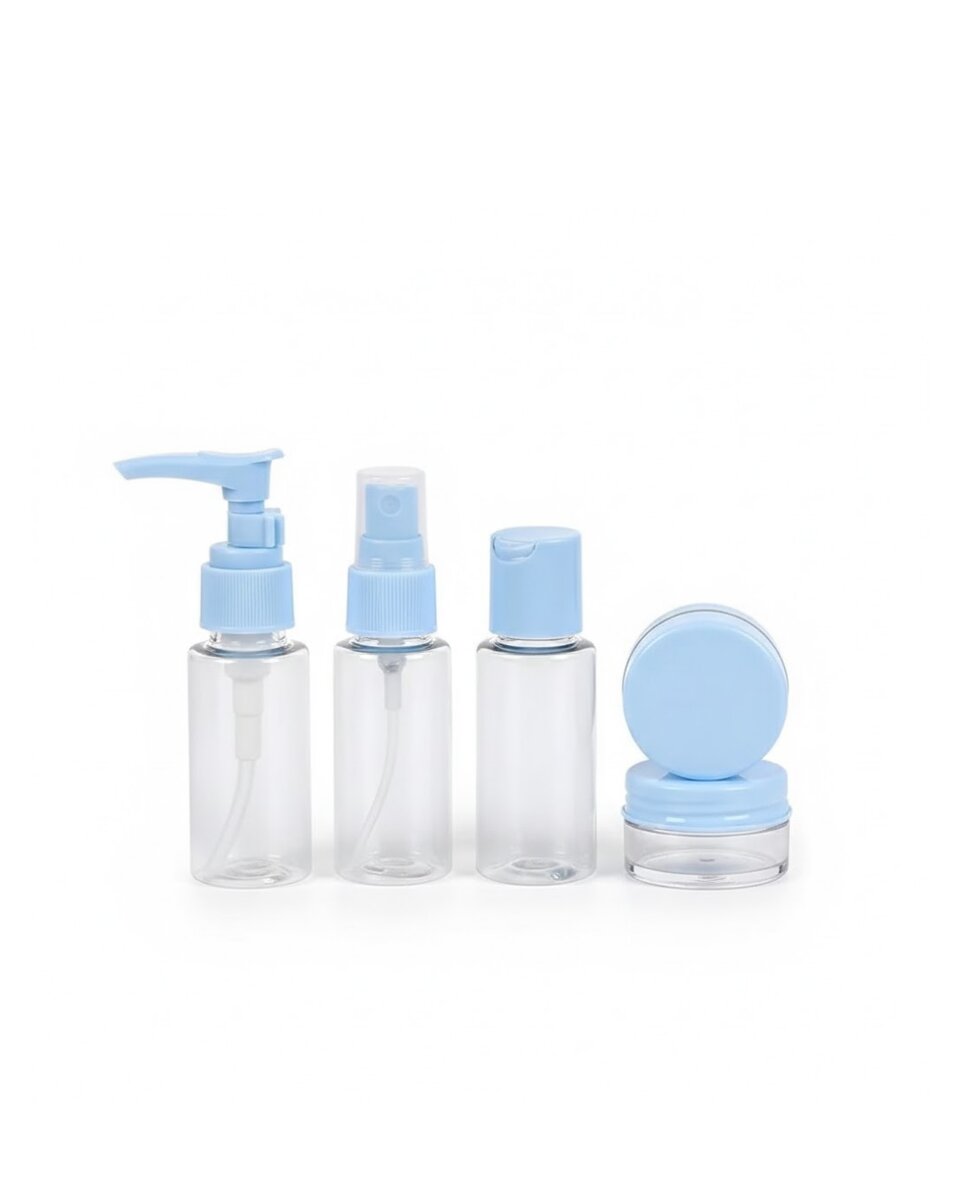Taşınabilir 5 Parça Seyahat Kozmetik Seti 30 ml Sızdırmaz