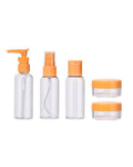 30 ml 5’li Seyahat Şişesi Seti Çantalı Kozmetik Organizer
