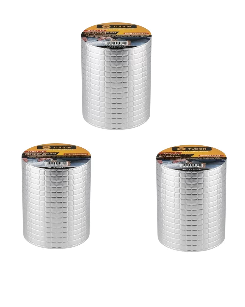 3 Lü Set Çatı Balkon PVC Boru İçin Sızdırmazlık Tamir Bandı