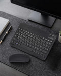 Bluetooth Klavye Mouse Seti Taşınabilir Wireless Bilgisayar Aksesuarı
