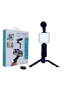 Video Making Kit Telefon Tutucu Vlog Video Mini Led Işıklı