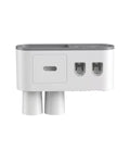Çift Dispenserli Diş Macunu Sıkacağı 6 Fırçalık Bardaklı Banyo Organizer