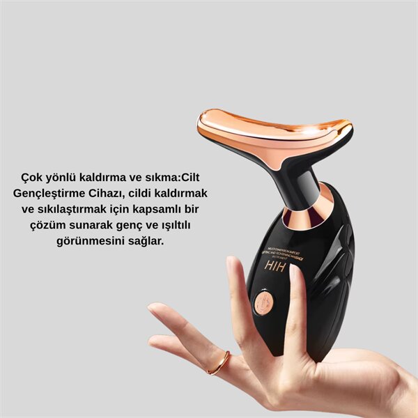 Kolajen Destekli Yüz Lifting Cihazı – Sessiz Titreşim Teknolojisi