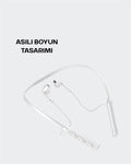 Boyun Askılı Kulaklık – 100 Saat Kullanım Süresi Ergonomik Tasarım