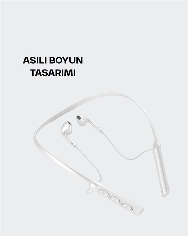 Boyun Askılı Kulaklık – 100 Saat Kullanım Süresi Ergonomik Tasarım