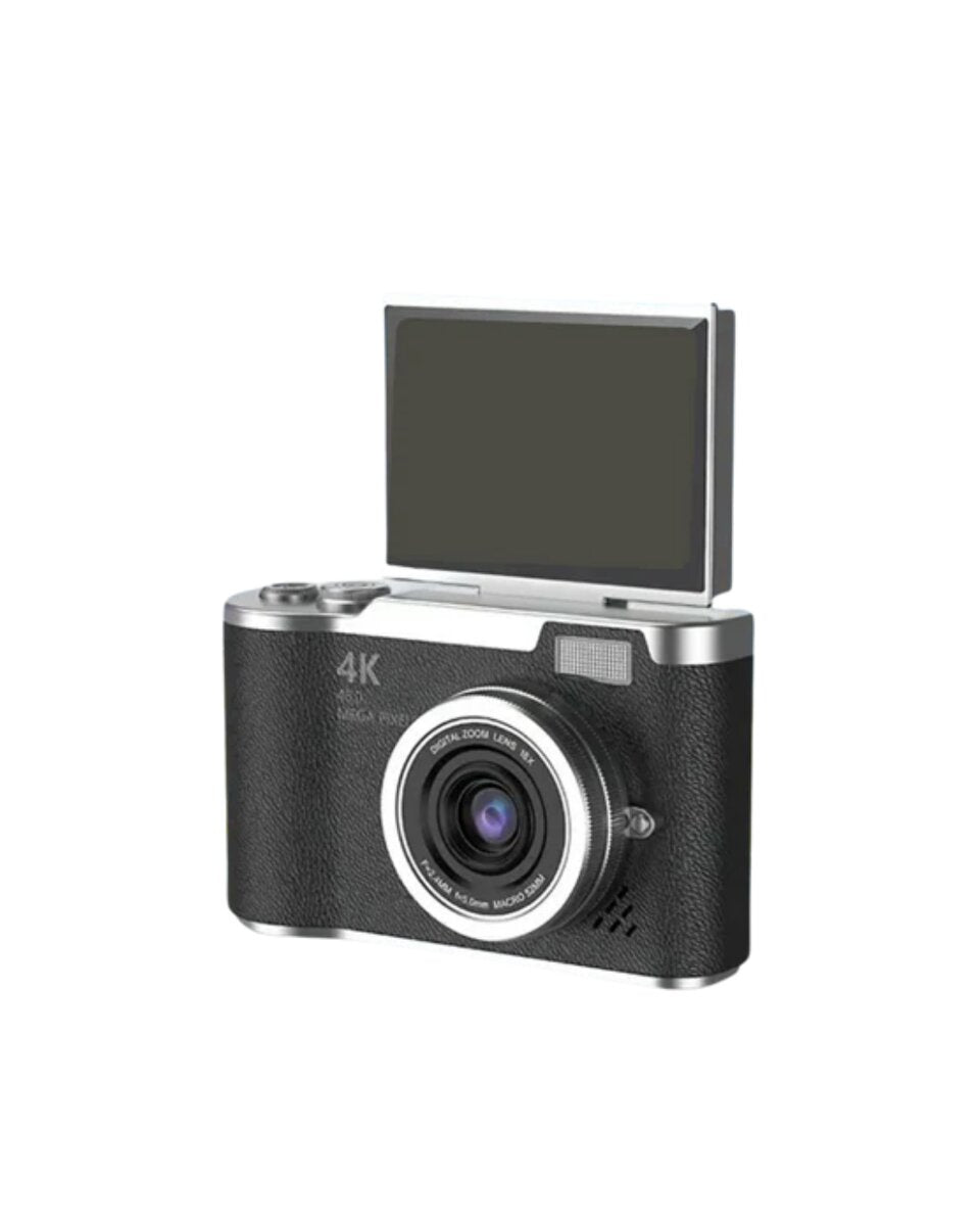 48 MP 4K Dijital Kamera 8X Zoom ve 180 Derece Ekran Yeni Başlayanlar İçin Uygun