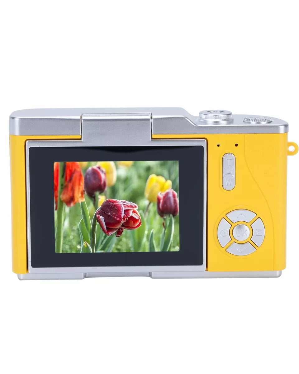 Profesyonel Çekim İçin 48 MP Dijital Kamera Flip Screen 18x Zoom Uzun Pil Ömrü