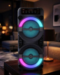 RGB Işıklı Bluetooth Hoparlör Kablosuz Taşınabilir Stereo Speaker
