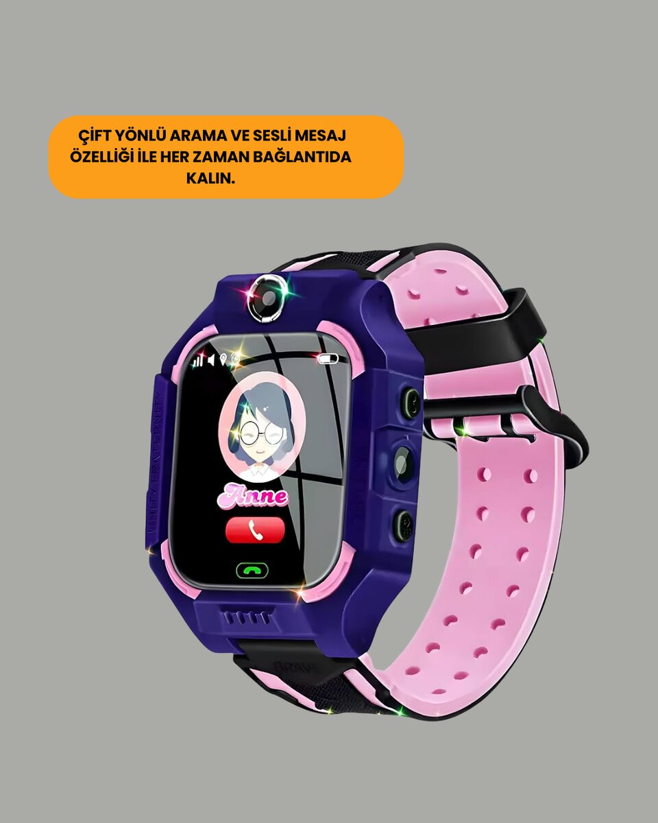 S10 Mor Akıllı Çocuk Saati