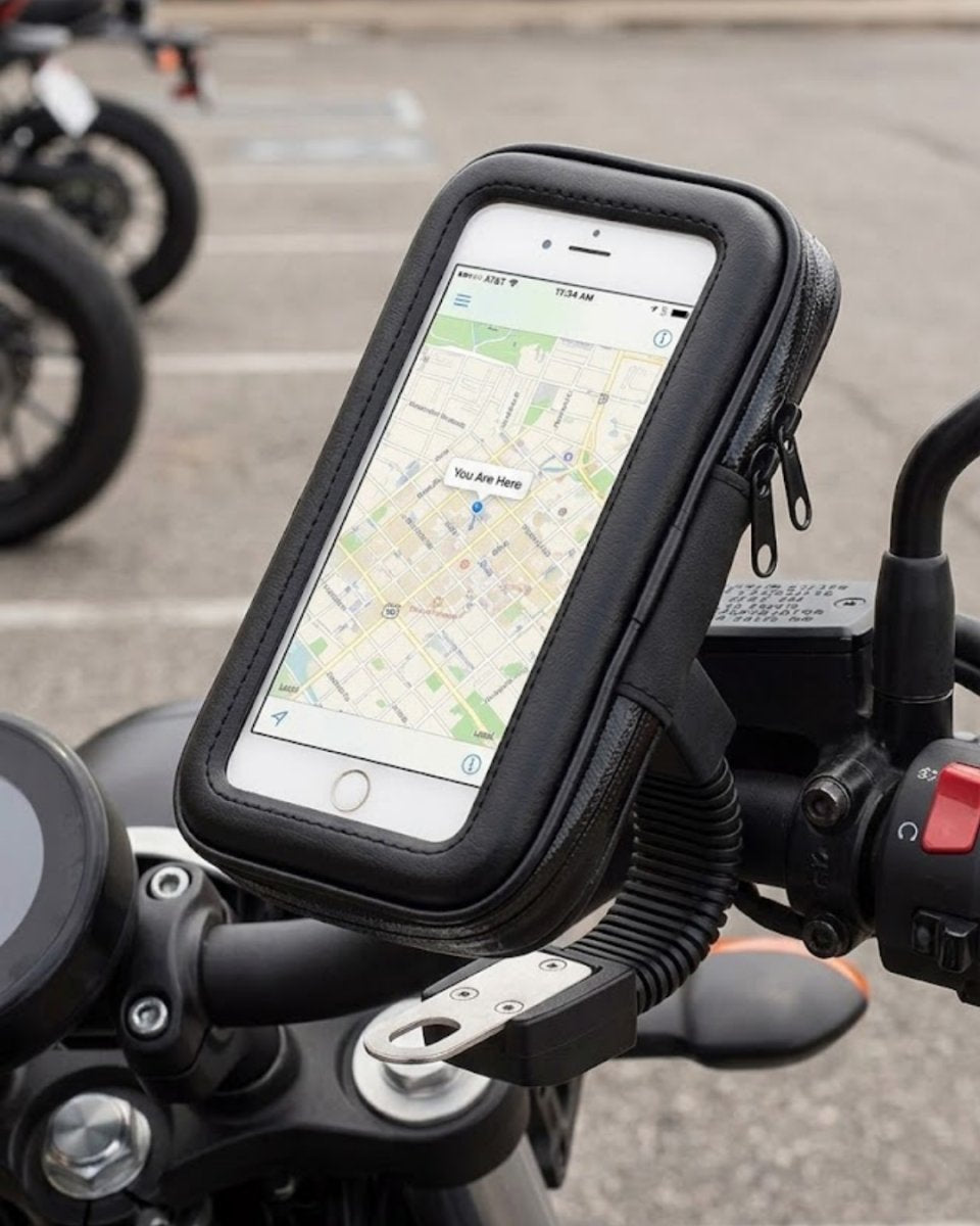 Su Geçirmez Motosiklet Scooter Telefon Standı Dokunmatik Ekranlı Bisiklet Tutucu