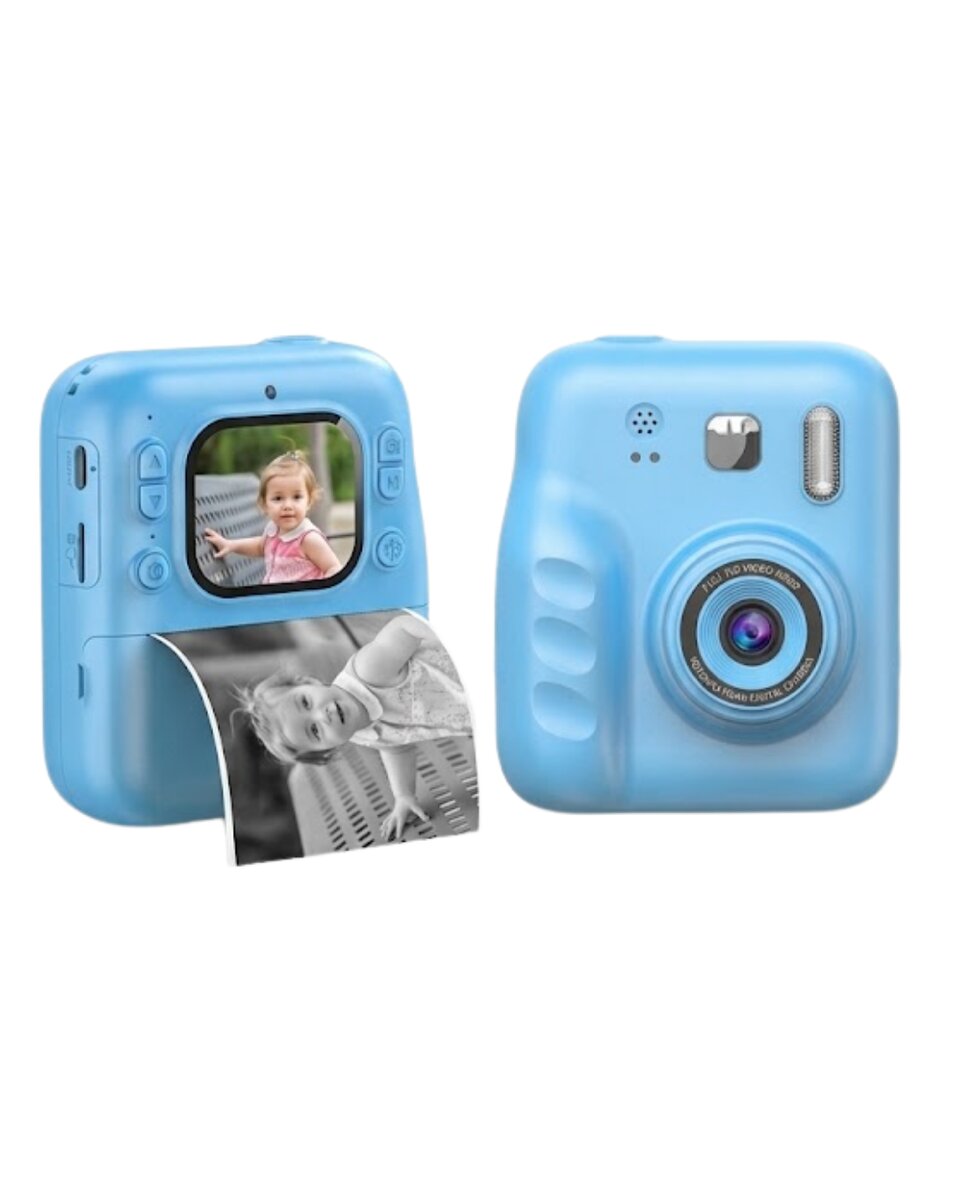 Çocuklar İçin Fotoğraf Makinesi Baskı Özellikli 4 Kağıt Rulo Hediyeli