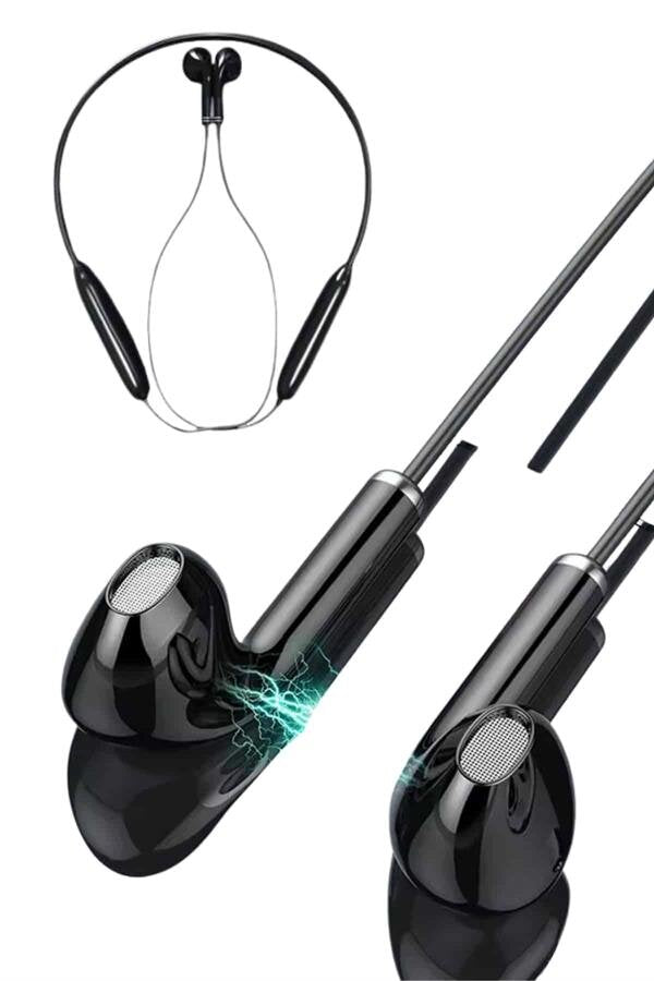 Bluetooth Kulaklık Kablolu Android ve İOS Uyumlu ANC Özellikli