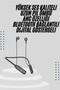 Bluetooth Kulaklık Kablolu Android ve İOS Uyumlu ANC Özellikli