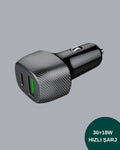 3A Güç Kapasiteli USB & Type-C Çakmaklık Şarj Adaptörü