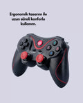 Ergonomik Tasarımlı Çok Yönlü Wireless Gamepad