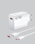 67 Watt Turbo Şarj Cihazı Redmi Note 10 11 12 Uyumlu