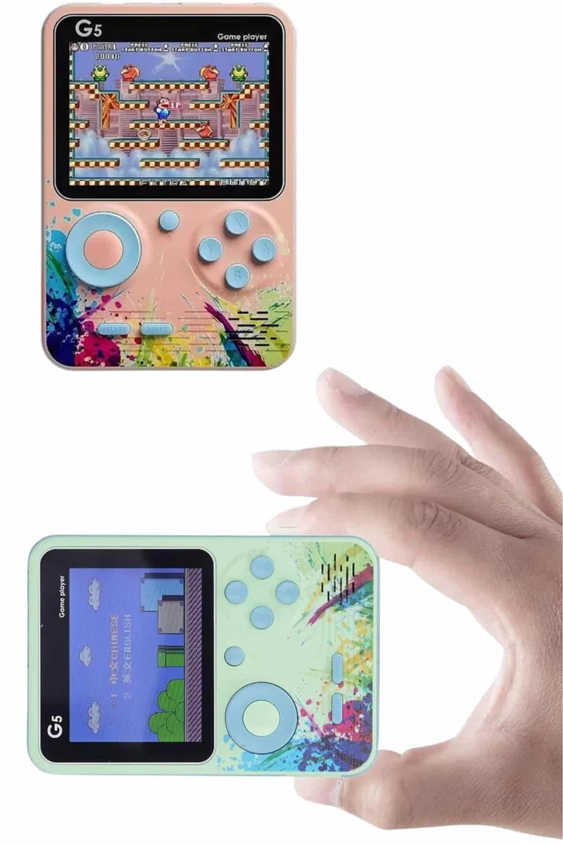 Game Box Oyun Konsolu 500 Retro Oyunlu Mini Taşınabilir 3 İnç