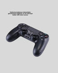 PS4 Uyumlu Kablosuz Oyun Kolu Ergonomik Çift Titreşimli
