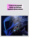 Su Geçirmez Bluetooth 5.3 Kask Kulaklığı 1000mAh Bataryalı